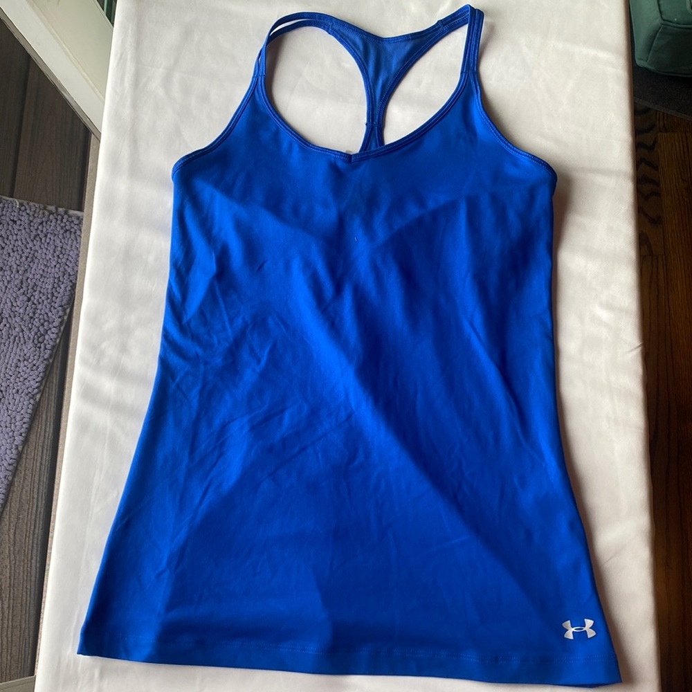 Under Armour blue tank top